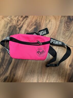 PINK Victoria's Secret Hot Pink Logo Waist Bag